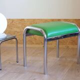 Vintage apple green stool or footrest
