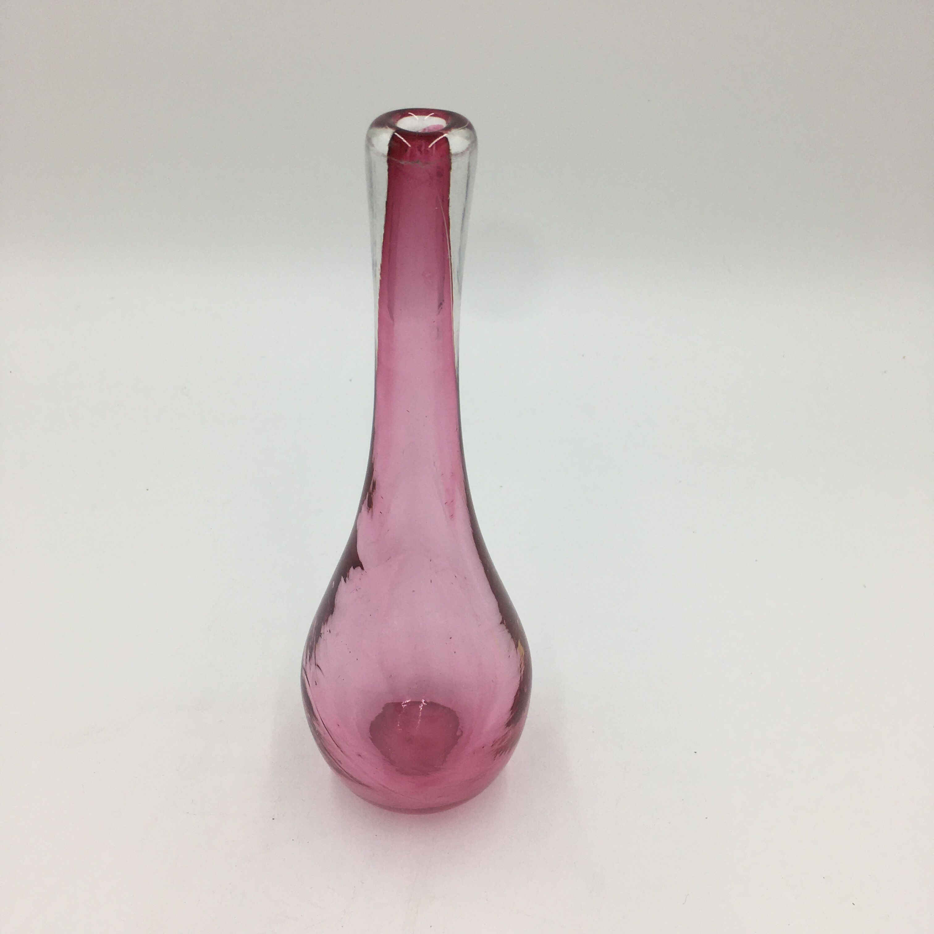 Bicolor glass vase