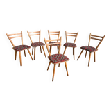 Set of 6 Becker chairs.