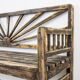 Wooden bench “Sunrise” patina