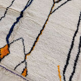 Handmade moroccan berber carpet 202 x 147 cm