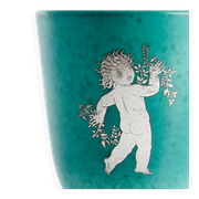 Vase Wilhelm Kage "argenta" for Gustavsberg Sweden 1945