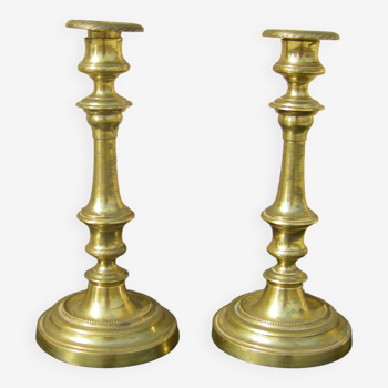 Pair of candle holders