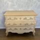 Antique Louis XV chest of drawers, airbrushed