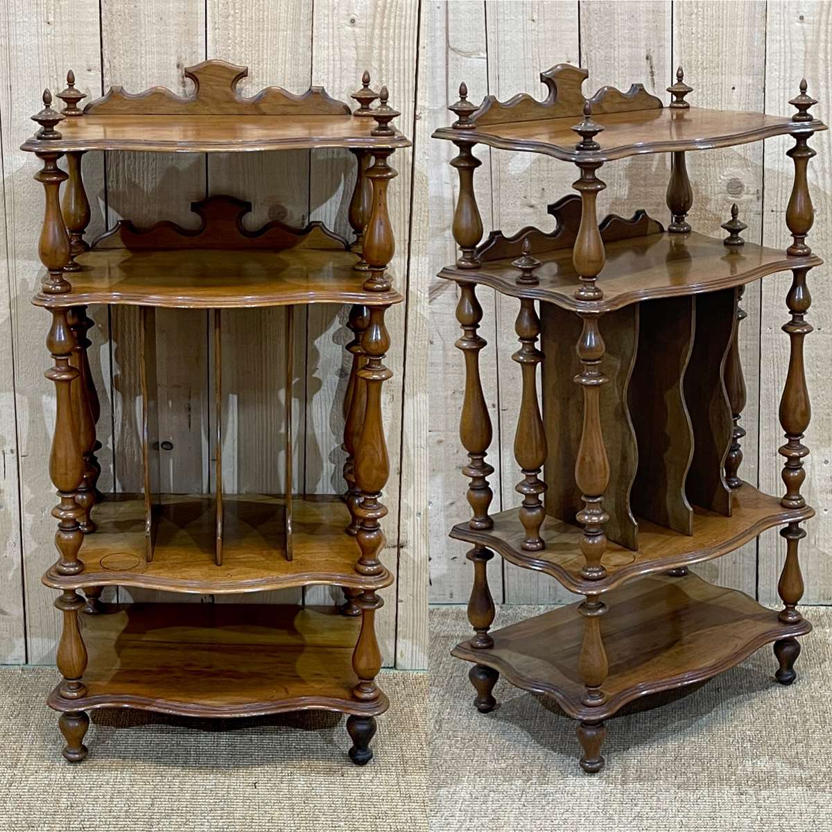 Sheet music cabinet nineteenth in walnut