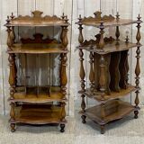 Sheet music cabinet nineteenth in walnut