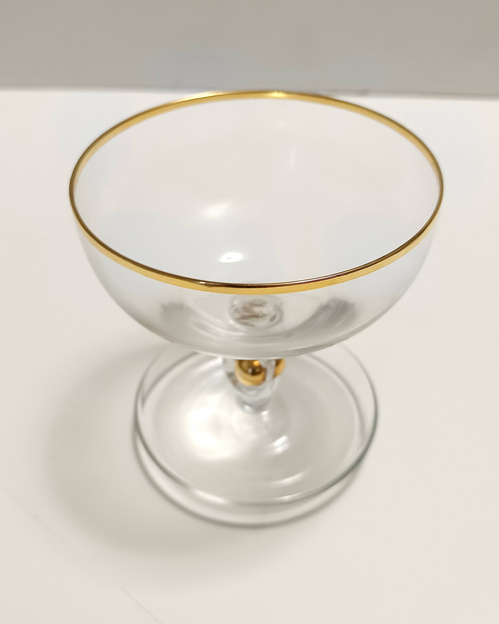 Set of Eleven Bohemian Crystal Dessert Bowls by Jozef Stanik