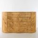 Commode « feuilles » en rotin