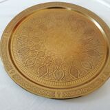 Moroccan copper platter
