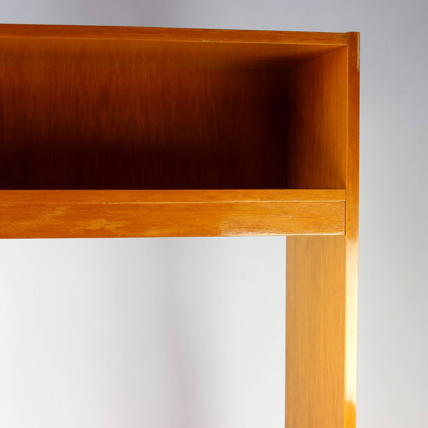 Architectural Mid Century Dressing Table With Hidden Compartment, Czechoslo