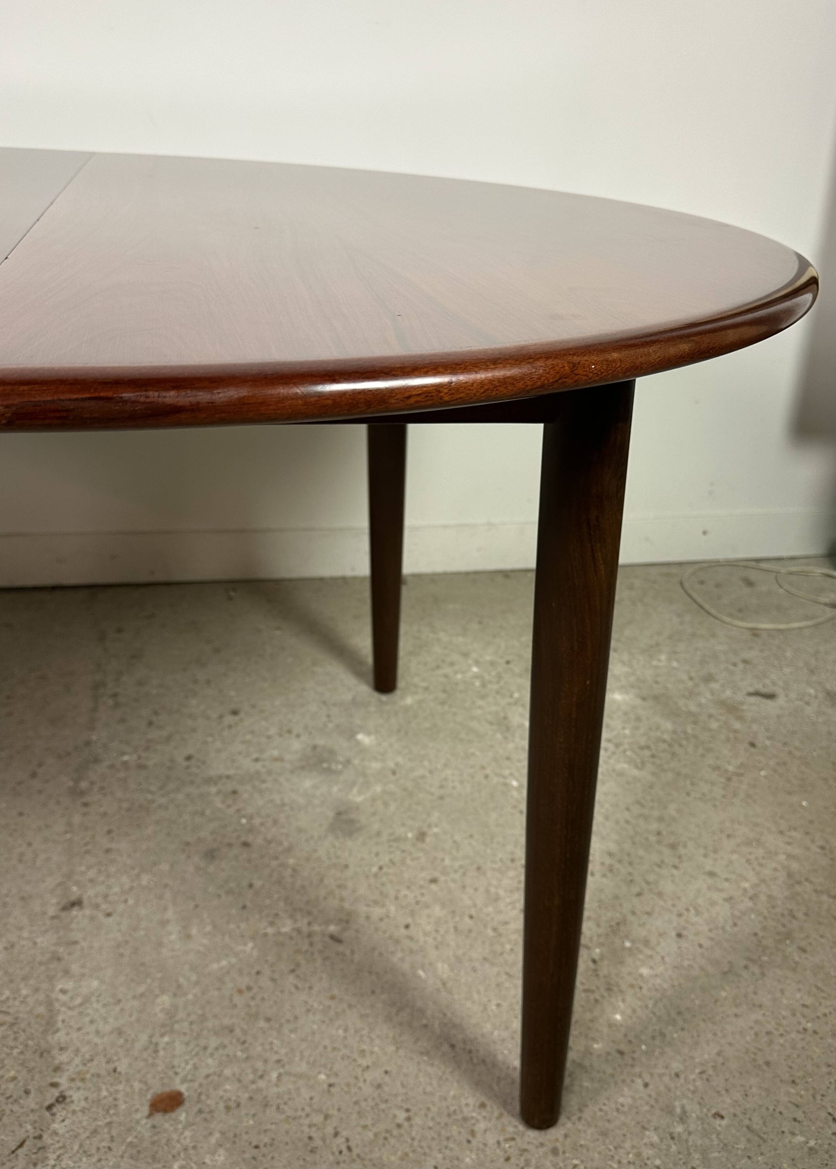 Table scandinave en palissandre de Rio de Gudme Möbelfabrik 1960