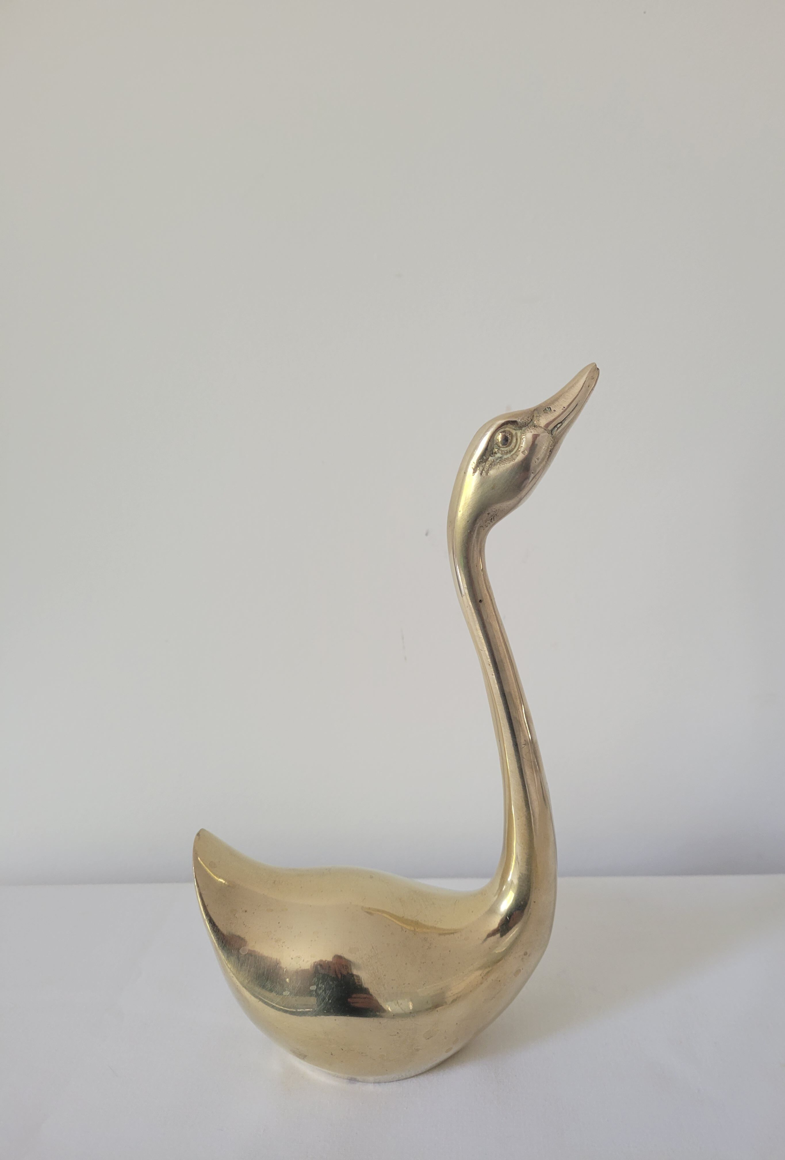 Brass swan