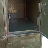 Antique metal cabinet - 18 lockers