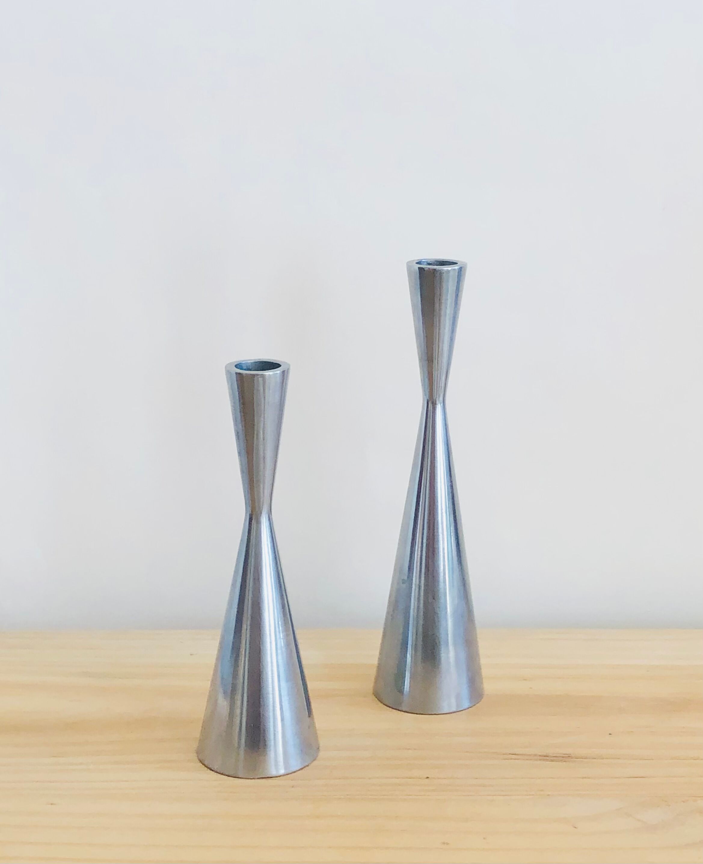Duo of Diabolo candle holders by Erika Pekkari for Ikea 1990