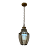 Hanging brass lantern