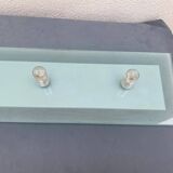 Fontana arte ceiling lamp suspenion design ceiling tempered glass 70s