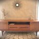 Scandinavian design sideboard in vintage teak