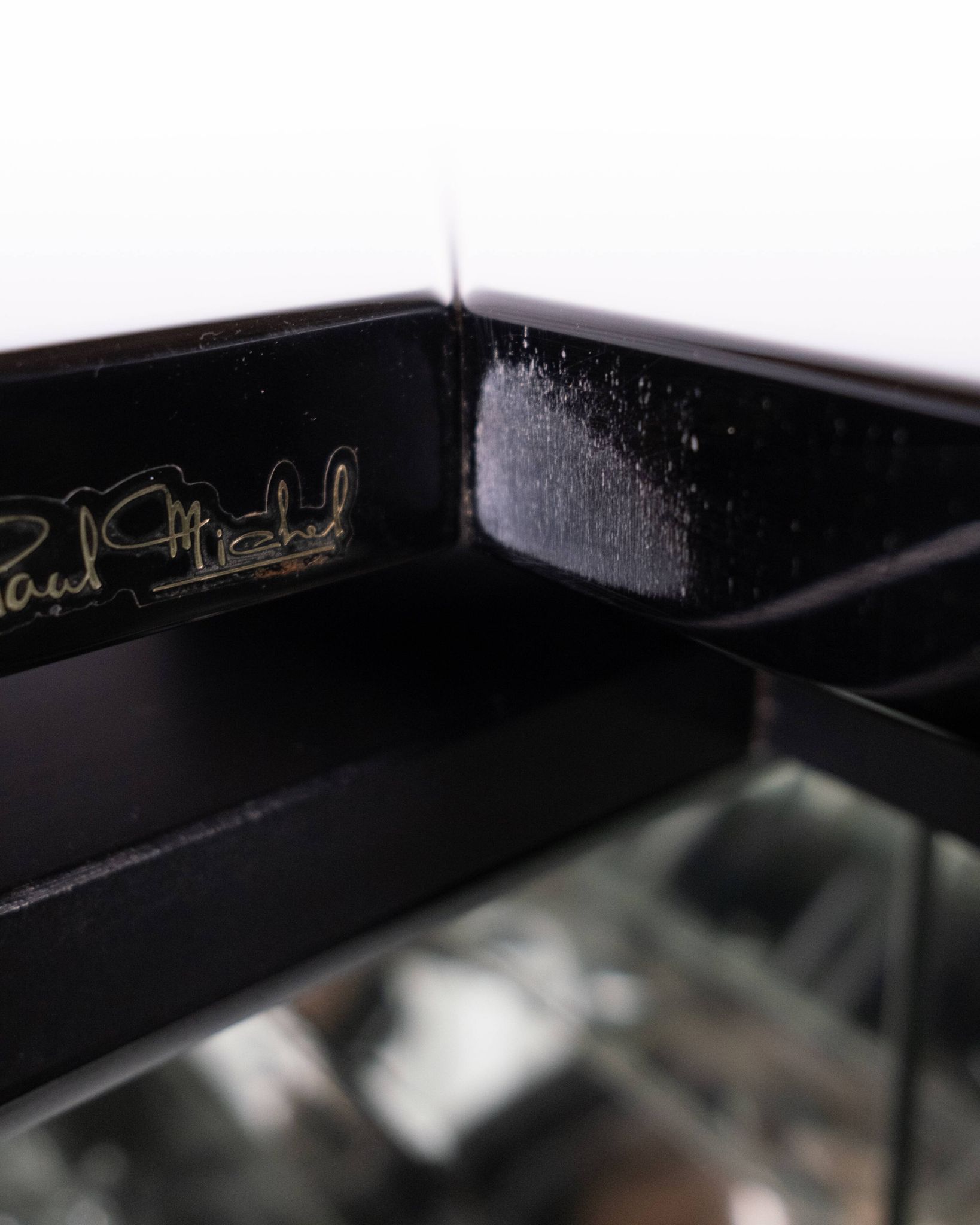 Lacquered bar coffee table by Paul Michel for Roche Bobois, France, 1980s