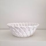 Italian woven ceramic basket