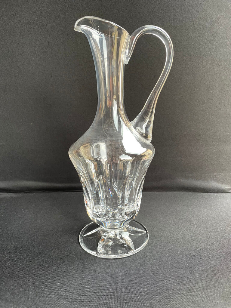 Carafe broc ewer (1) - Art Nouveau - Blown and cut crystal