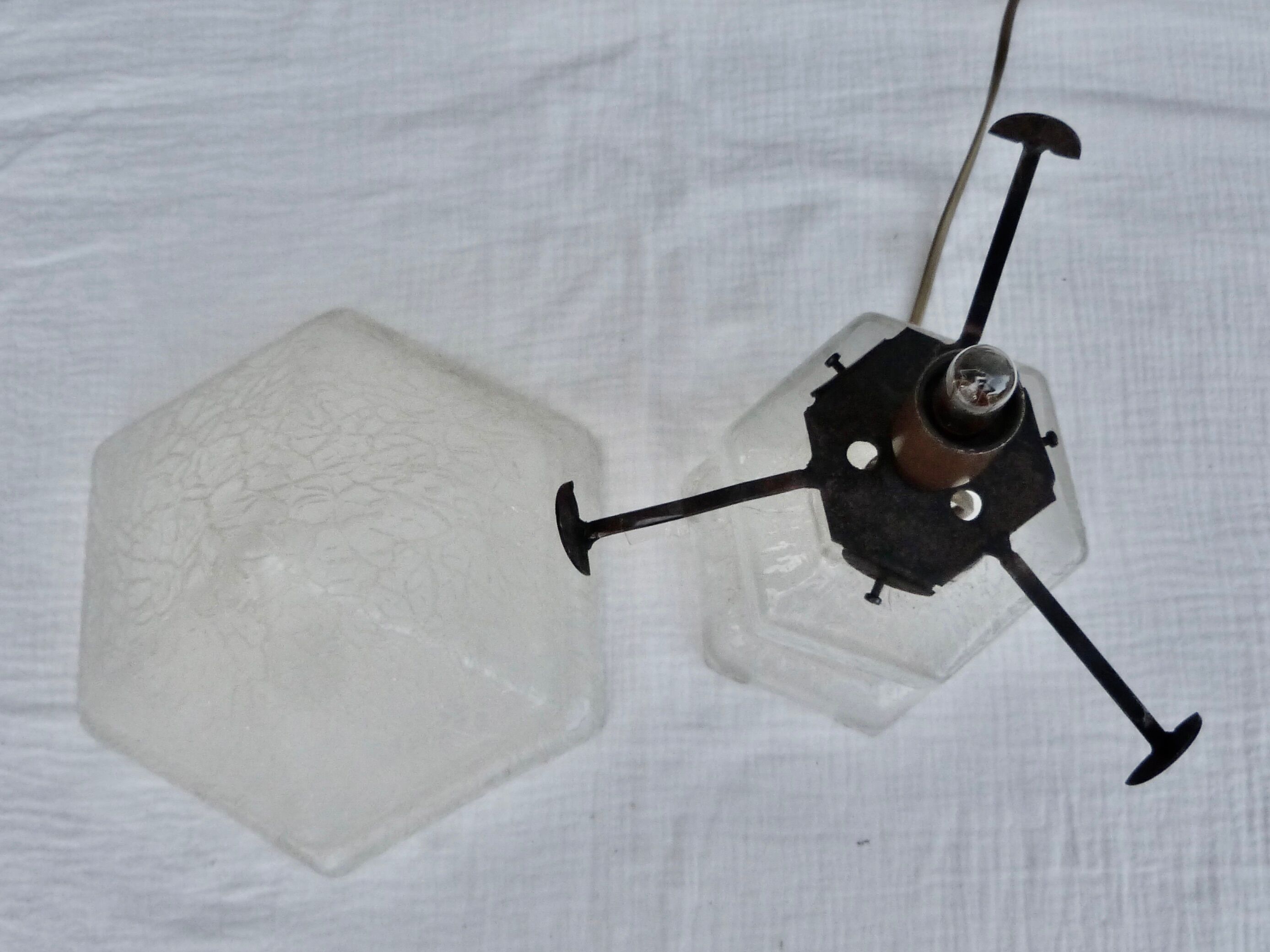Frosted glass lamp