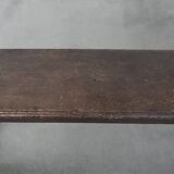 Antique English early 19th century hall bench made of oak