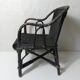 Vintage children's size rattan armchair