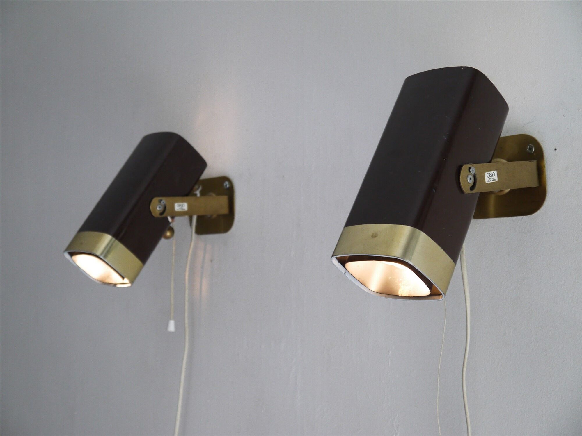 Pair of wall lamps by Kjell Blomberg 1970