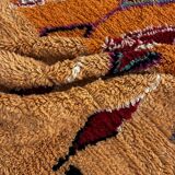 Moroccan Orange Boujad rug in wool