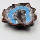 Plat Feuille bleu Vallauris