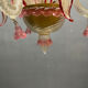 Venetian Pink Murano Glass Chandeliers Set of 2, 1960s