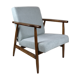 Vintage grey blue easy chair, 1970s