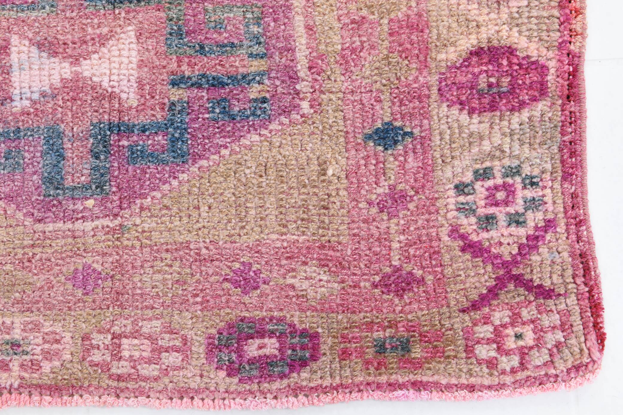 3x10 Rug For Hallway Pink Vintage Runner Rug, 85x318Cm