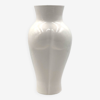 Postmodern ceramic 'Femme' vase, Baba, Vallauris France ca. 1980s