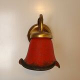 Glass paste tulip wall lamp