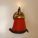 Glass paste tulip wall lamp