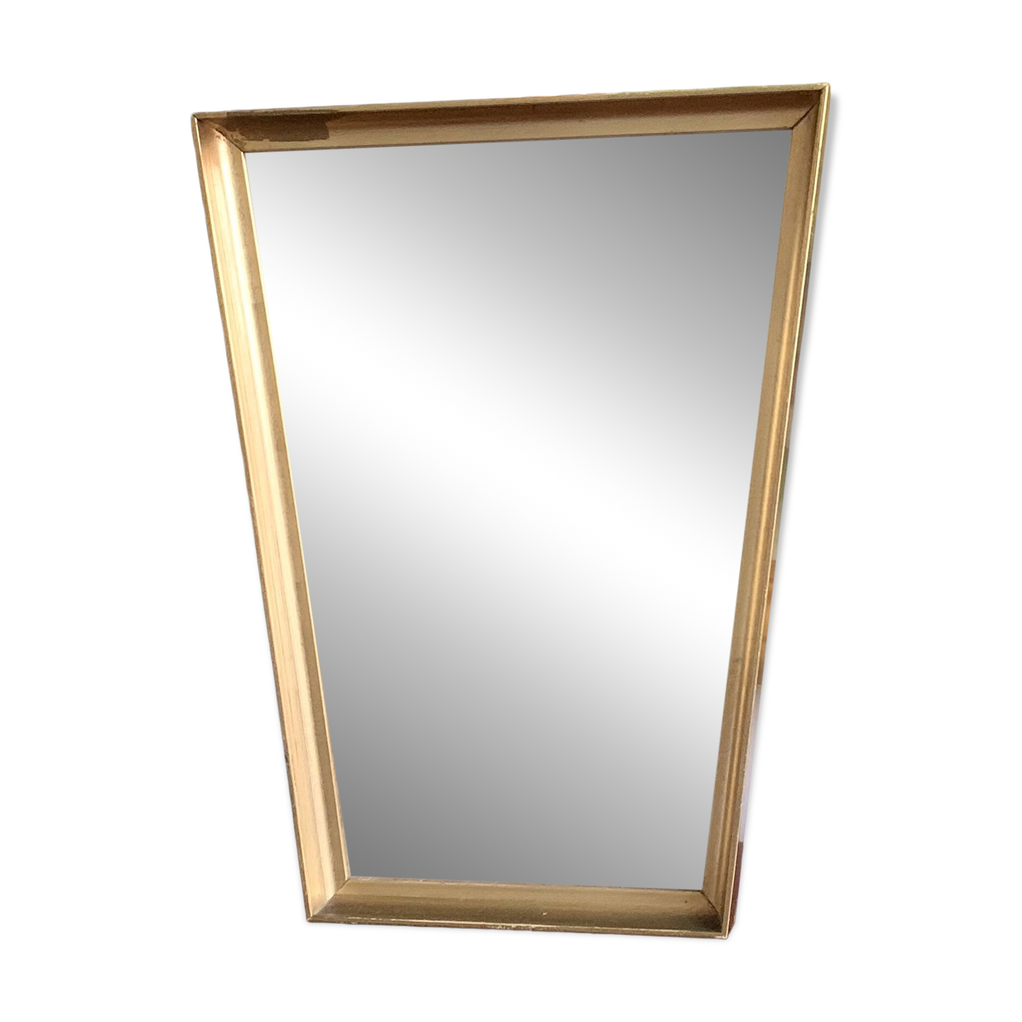 Vintage Wall Mirror in Trapezoid Shape