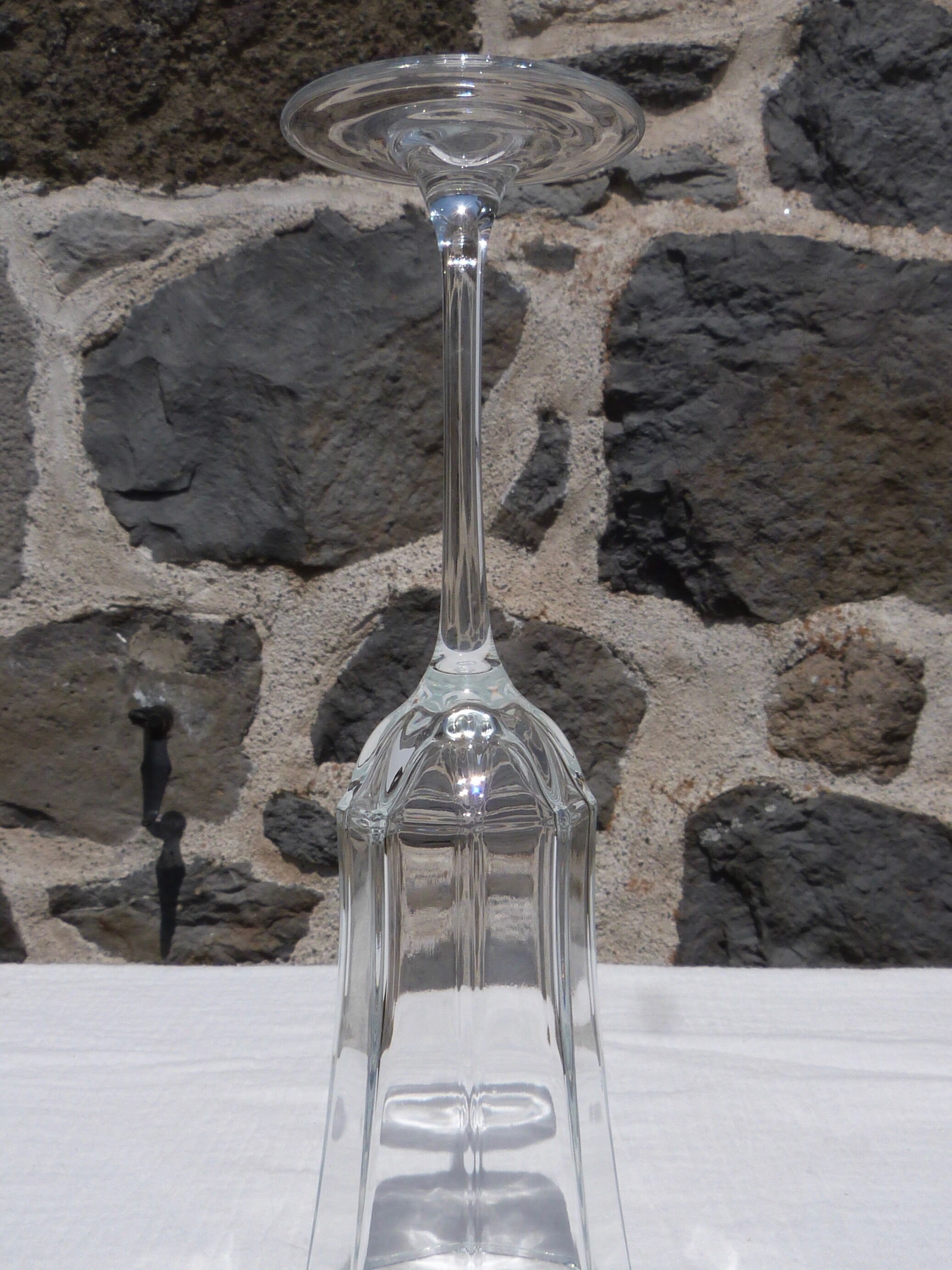 Set of 4 Octime glass flutes