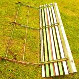 Folding garden bench