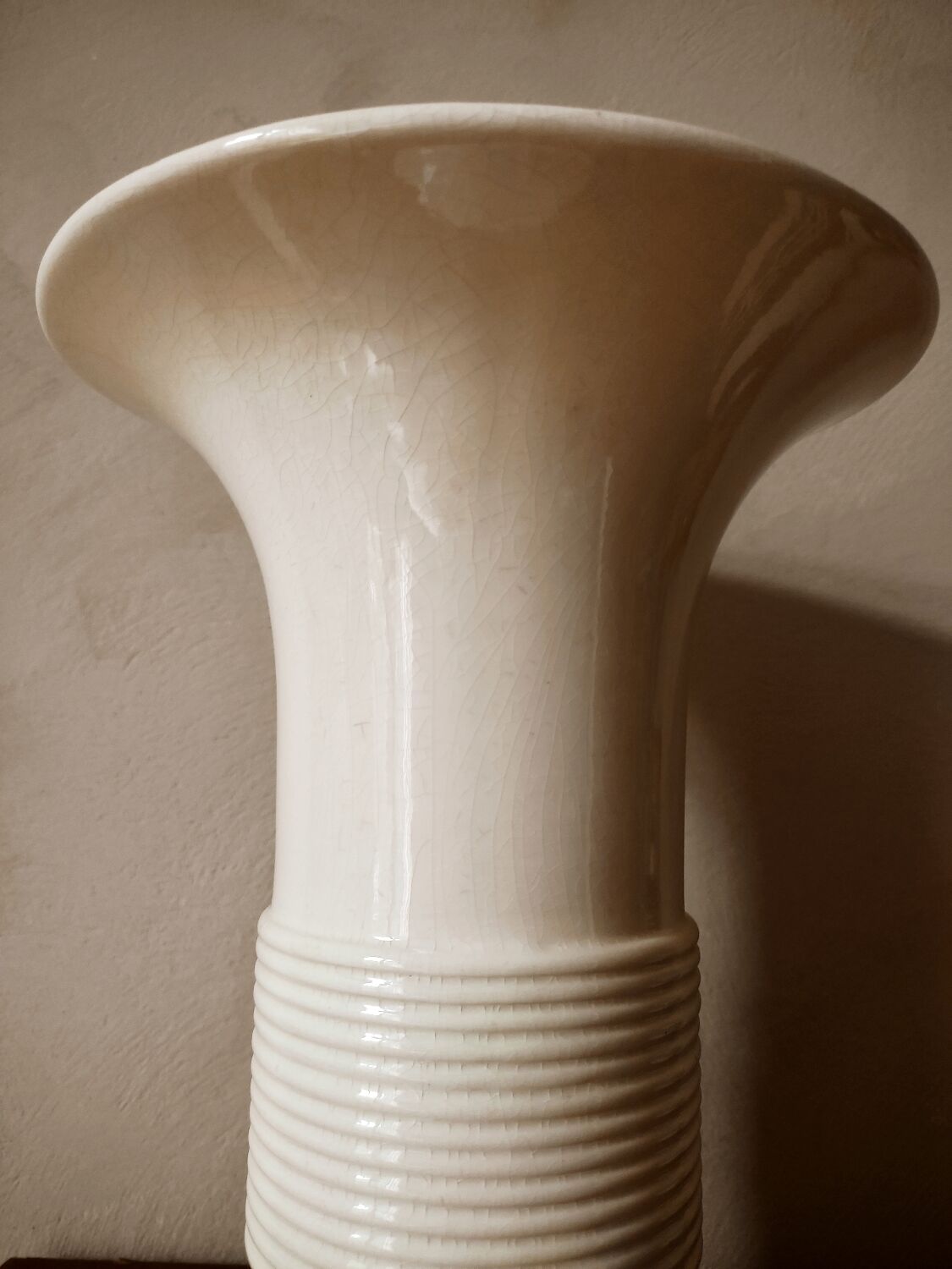 Faience art deco vase by Charolles