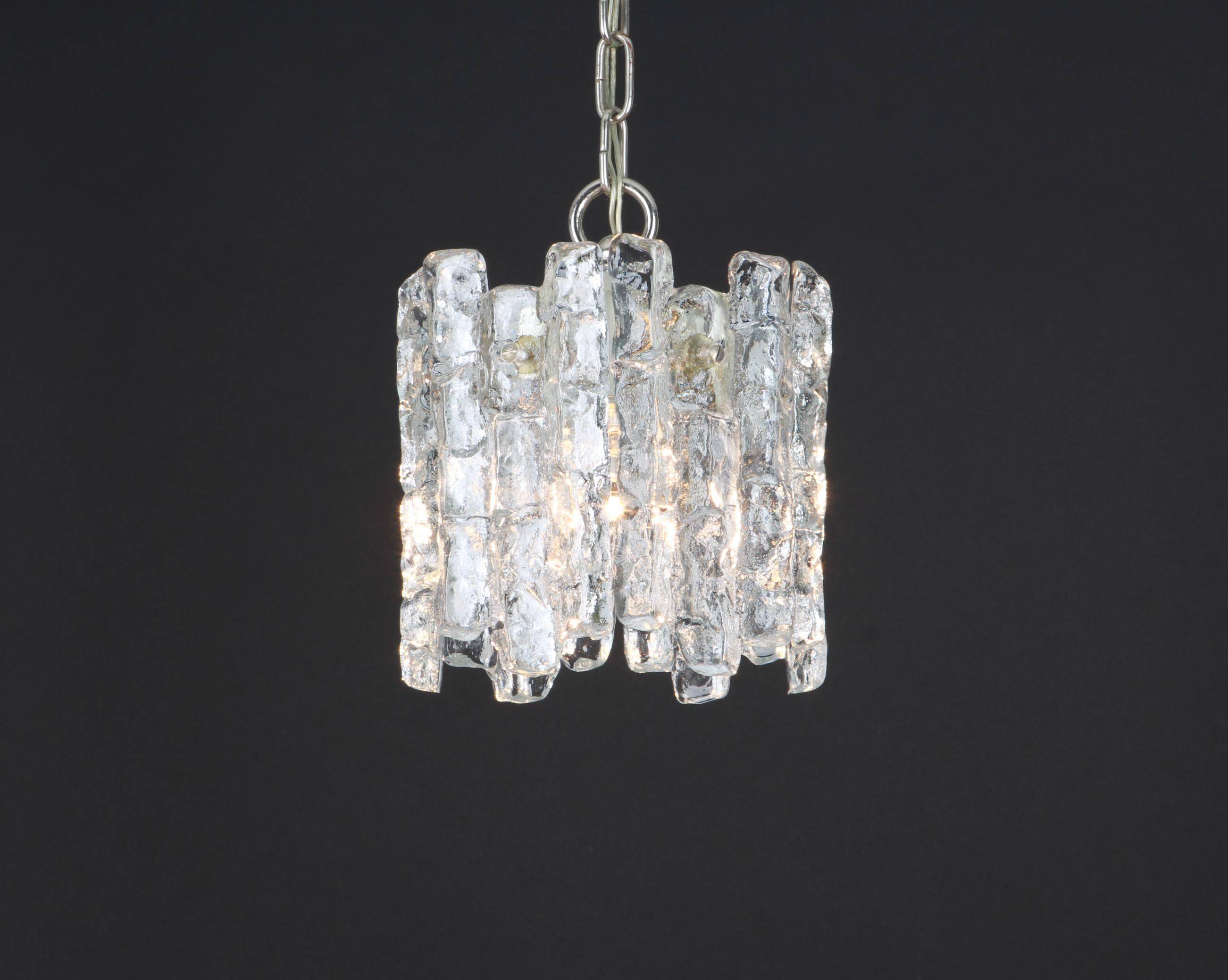 Glass Murano pendant by Kalmar, Austria, 1960s