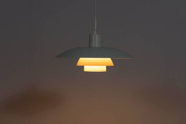 lampe à suspension ph4 mid-century par poul henningsen pour louis poulsen, 1960s