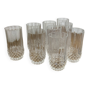 Série de 9 verres en