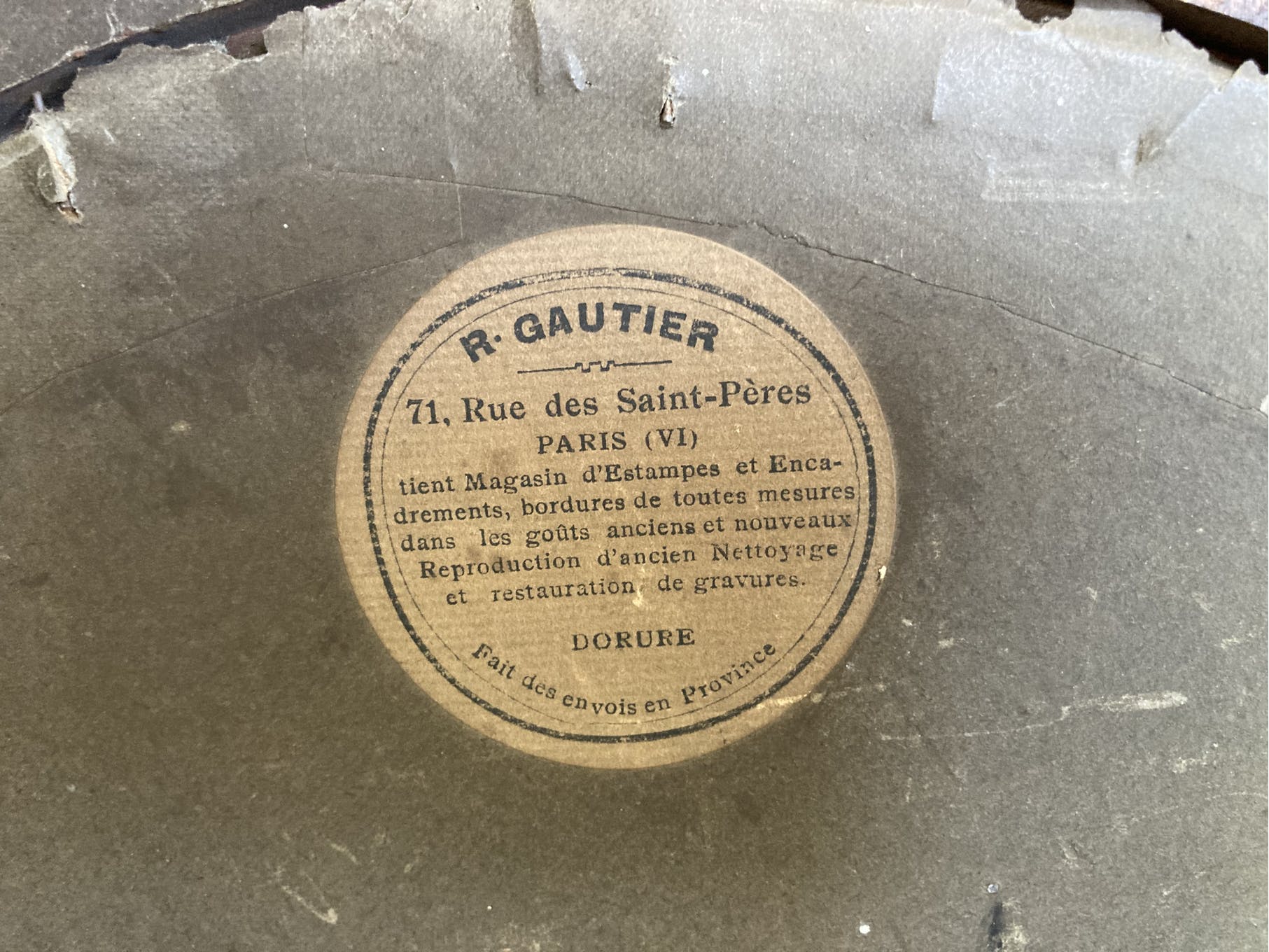 Old portrait painting