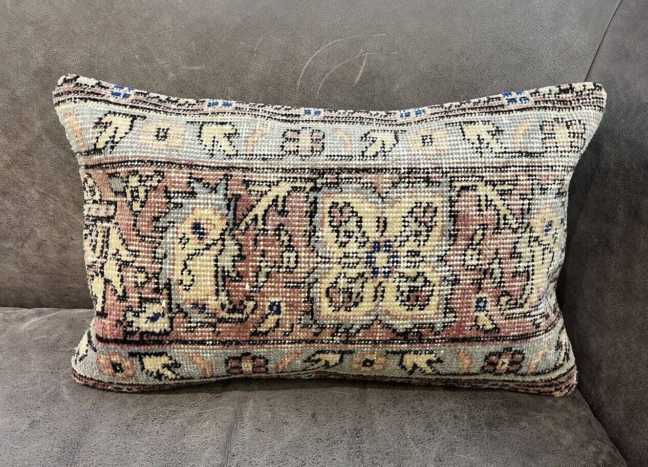 Housse de coussin en laine turque