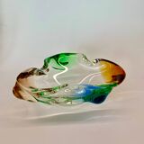 Bowl by F. Zemek, Mstisov Karlovarske Sklo, Czechoslovakia, 1960s
