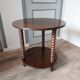 Table d'appoint en bois tourné
