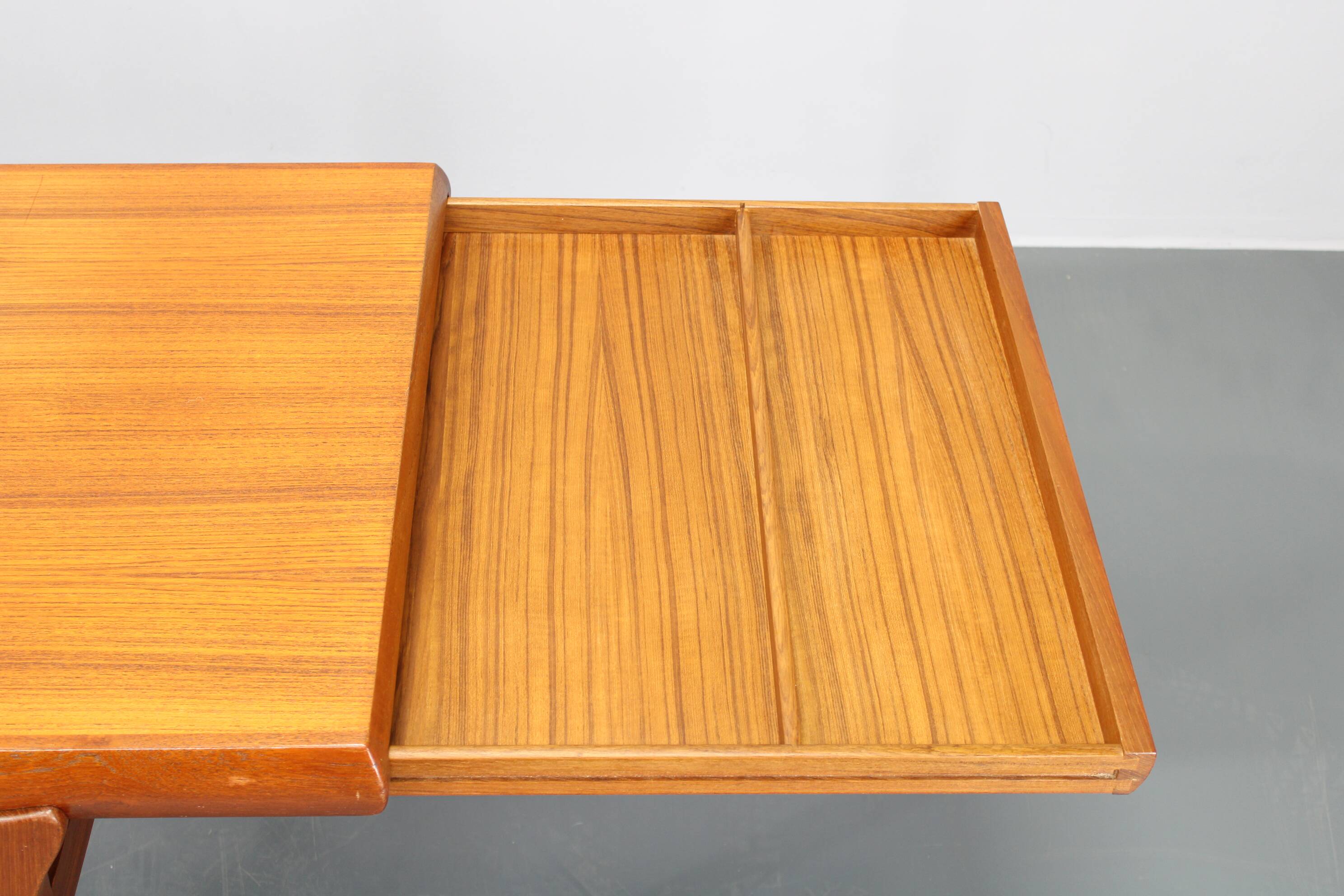 1960s Johannes Andersen Restored Teak Coffee Table for CFC Silkeborg, Denmark