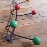 6-ball wall coat rack