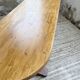 Brutalist pine oval table